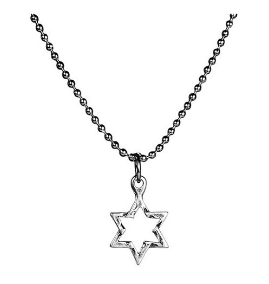 Star Of David Rocket Necklace
